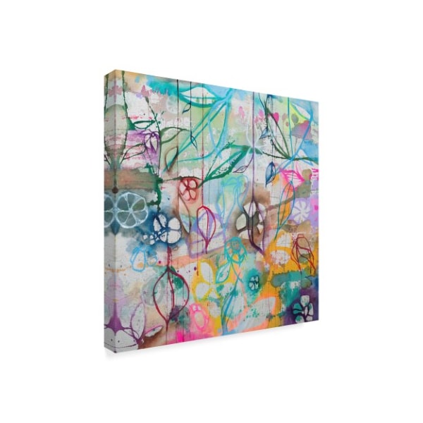 Zwart 'Blossom Baby' Canvas Art,24x24